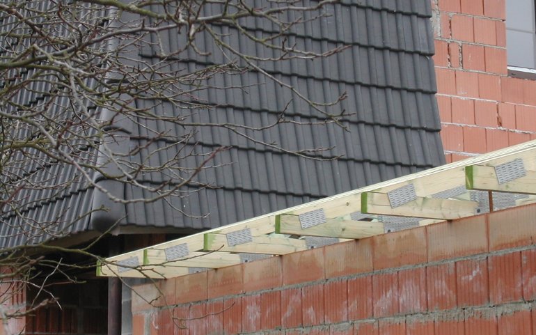 Detail střechy