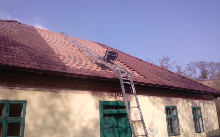 Střecha na domě - Plzeň