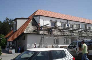 Rekonstrukce střechy administrativní budovy