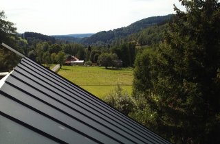 Plechová střecha - Stříbrná