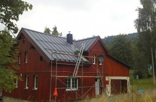 Falcovaná krytina - střechy Naturmont