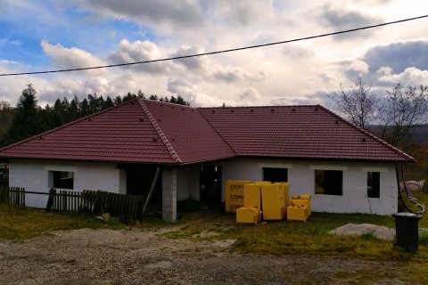 Střecha novostavby - Plzeň Sever