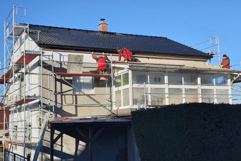Rekonstrukce střechy - Plzeň-Jih