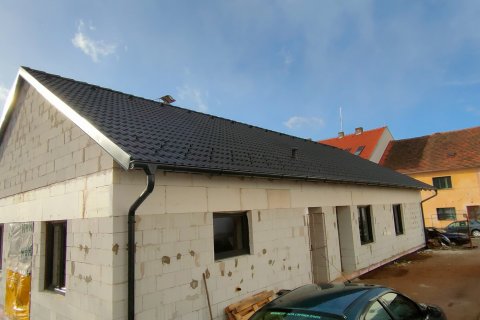 Střecha novostavby - Merklín