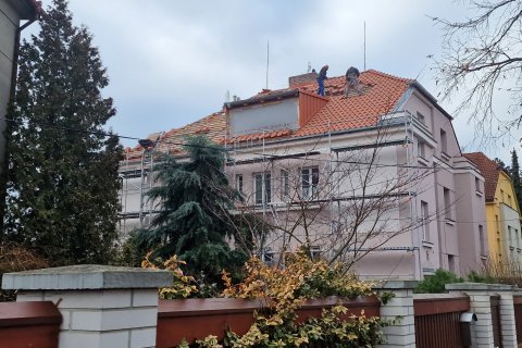 Rekonstrukce střechy - Plzeň 