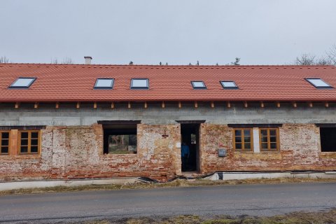 Rekonstrukce střechy - Horní Bříza