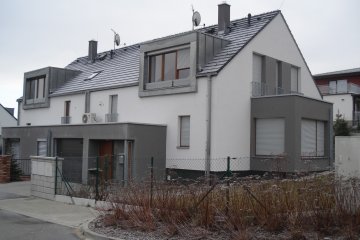 Střecha rodinného dvojdomu - Plzeň